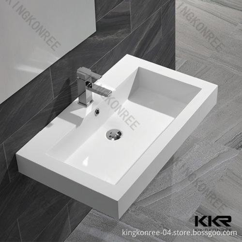 Bathroom Table Top Solid Surface Wash Basin, Cabinet Wash Basin